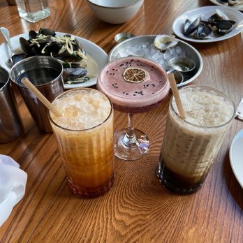 Fish Cheeks - Thai Iced Tea, Thai Iced Coffee, Tongue & Cheek Cocktail - Seafood Near Me - New York, New York Fish Cheeks - Thai Iced Tea, Thai Iced Coffee, Tongue & Cheek Cocktail - Seafood Near Me - New York, New York