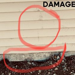 Greenview Estates - Damage caused by digging under my home