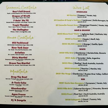 EYV Restaurant - April 2025 menu of cocktails and wines - Venues & Event Spaces Near Me EYV Restaurant - April 2025 menu of cocktails and wines - Venues & Event Spaces Near Me