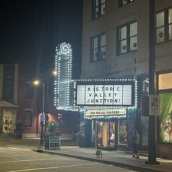 Historic Valley Junction - Another view of this cool marquee
