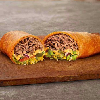 Subway - a burrito cut in half on a cutting board - Sandwiches Near Me - Chicago, Illinois Subway - a burrito cut in half on a cutting board - Sandwiches Near Me - Chicago, Illinois