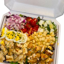 Jimbo's - Chicken Salad with Crispy Chicken added