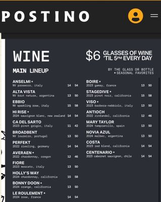 Menu photo 1 Postino Addison Dallas, TX Menu photo 1 Postino Addison Dallas, TX