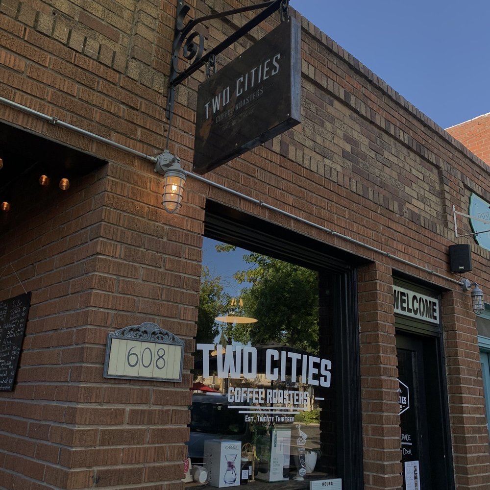 Two Cities Coffee Roasters - outside window - Coffee Roasteries Near Me - Clovis, California Two Cities Coffee Roasters - outside window - Coffee Roasteries Near Me - Clovis, California
