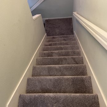Colt Restoration - Newly installed carpet on the stairs - Damage Restoration Near Me Colt Restoration - Newly installed carpet on the stairs - Damage Restoration Near Me
