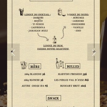 Broken Coconut - a menu for a cocktail - Cocktail Bars Near Me - Montreal, Quebec