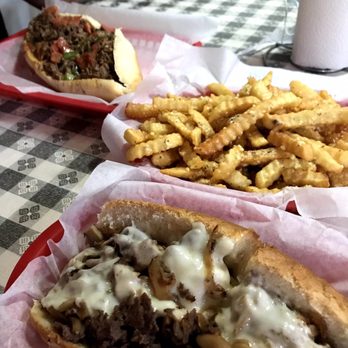 Straight Outta Philly - Mushroom lovers and garlic fries. I can't remember the name of the other sub LOL! - Pizza Near Me - Melbourne, Florida Straight Outta Philly - Mushroom lovers and garlic fries. I can't remember the name of the other sub LOL! - Pizza Near Me - Melbourne, Florida