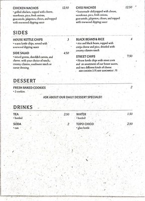 Menu photo 4 Rosewood Local Eatery Paris, TX