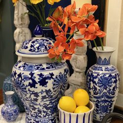 The Ginger Bread House - You can never go wrong with classic blue and white!