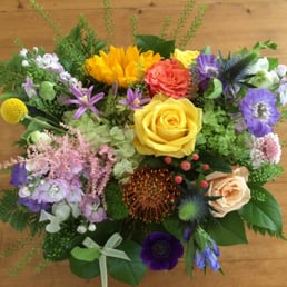 How wonderful to have guests in our home arrive with these beautiful flowers! How wonderful to have guests in our home arrive with these beautiful flowers!