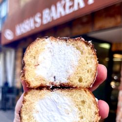 Kasia Bakery - Mmmm... Pączki with cream filling!