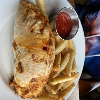 Midway Mercantile - Children's pizza hotdog calzone and fries - tasteless calzone and over salted fries. - New American Near Me - Midway, Utah Midway Mercantile - Children's pizza hotdog calzone and fries - tasteless calzone and over salted fries. - New American Near Me - Midway, Utah
