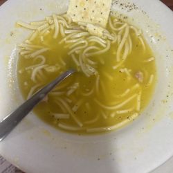 Beware do not order soup they are canned !