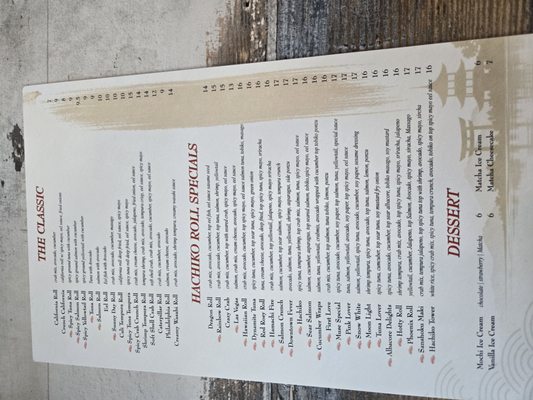 Menu photo 2 Hachiko Sushi House Phoenix, AZ