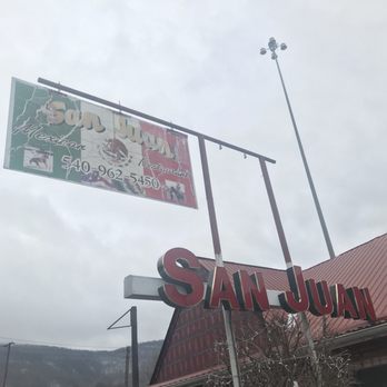 San Juan Mexican Restaurant - the sign for san juan - Mexican Near Me - Covington, Virginia