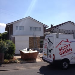 scott green roofing and joinery - Fascias, soffits, guttering and cladding installed. Fibre glass flat roof installed.