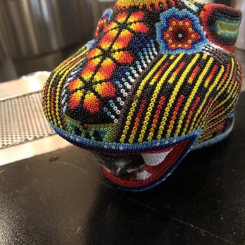 Mi Dia From Scratch - Hand beeded tequila  bottle, amazing tequila selection - Mexican Near Me - Plano, Texas