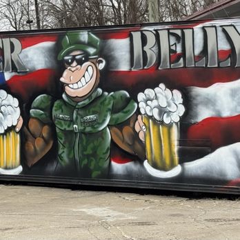 Beer Belly - Mural out back - American Near Me - Radcliff, Kentucky