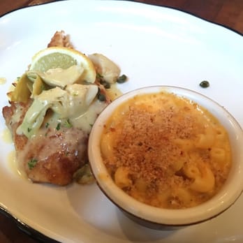 Moonshine Grill - Chicken Almandine with Mac and cheese - Southern Near Me - Austin, Texas Moonshine Grill - Chicken Almandine with Mac and cheese - Southern Near Me - Austin, Texas