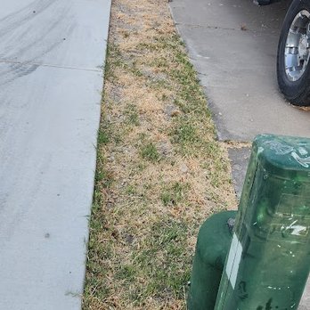 Haro Concrete & Landscaping - strip between neighbors - before - Masonry/Concrete Near Me