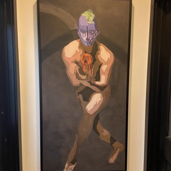 Chaak Kitchen - Painting by the clean restrooms - Cocktail Bars Near Me - Tustin, California