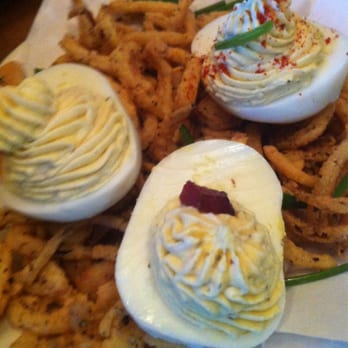 Tom Bergin's - Happiest hour deviled eggs. - Sports Bars Near Me - Los Angeles, California Tom Bergin's - Happiest hour deviled eggs. - Sports Bars Near Me - Los Angeles, California