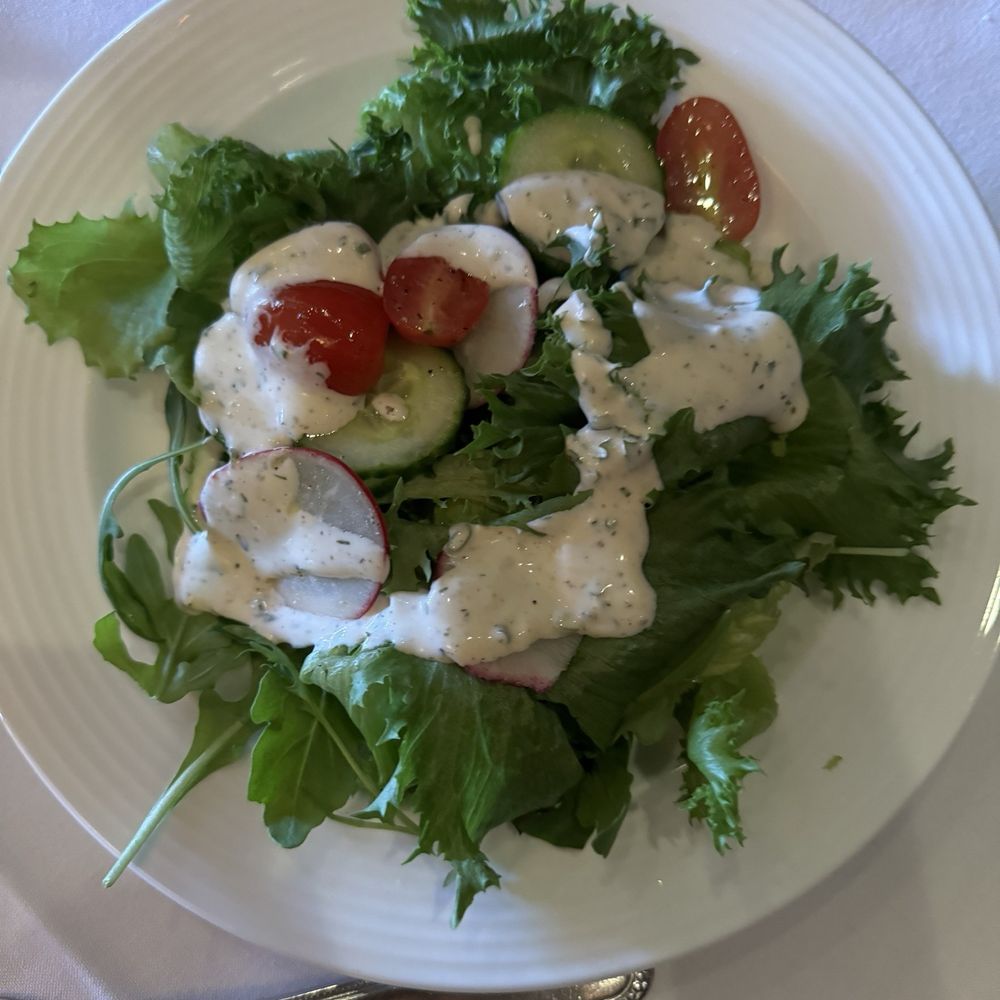 Buckhead's - Garden Salad ( mixed greens) with their own ranch dressing - Steakhouses Near Me - Richmond, Virginia Buckhead's - Garden Salad ( mixed greens) with their own ranch dressing - Steakhouses Near Me - Richmond, Virginia