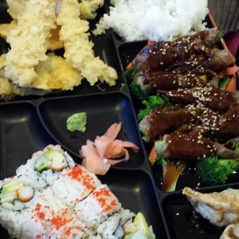 Osaka Sushi Oshawa - Beef Negamaki & Shrimp Tempura Bento box - Japanese Near Me - Oshawa, Ontario Osaka Sushi Oshawa - Beef Negamaki & Shrimp Tempura Bento box - Japanese Near Me - Oshawa, Ontario