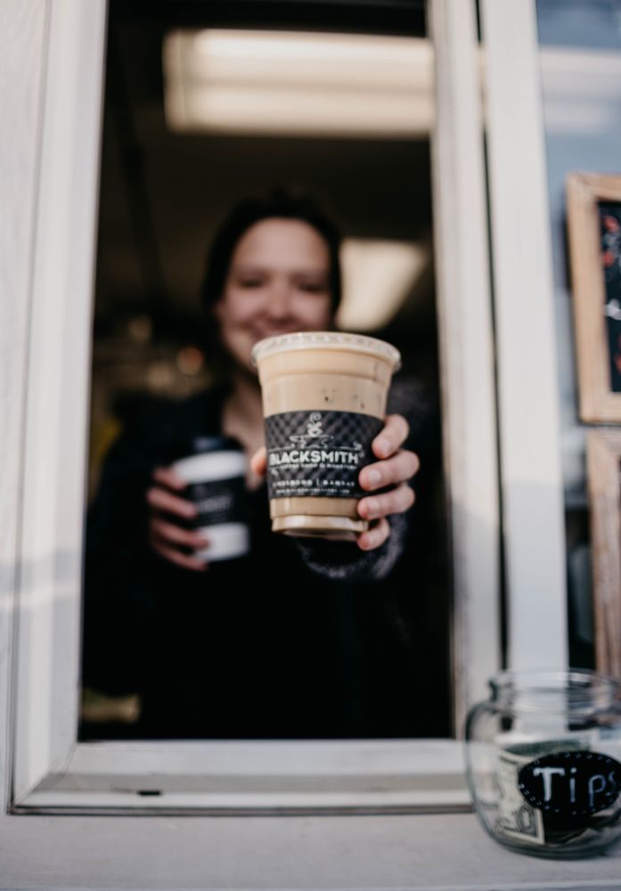 Blacksmith Coffee Drive Thru Logo