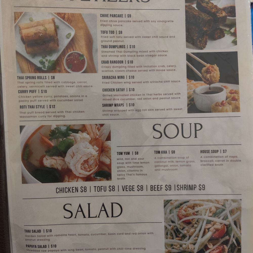 KorKai Thai Restaurant - Page 1 of Menu, (as of Feb 2025) - Thai Near Me - Montclair, New Jersey