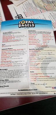Menu photo 6 Coral Bagels Miami, FL Menu photo 6 Coral Bagels Miami, FL