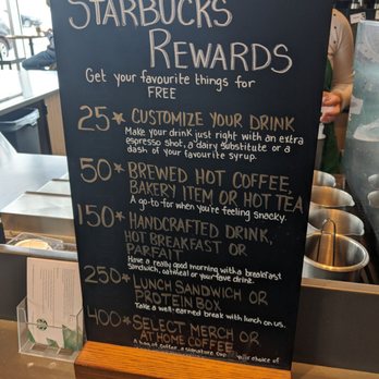 Starbucks - Starbucks rewards explained. They aren't as great as they used to be, but they work. - Coffee & Tea Near Me - Kitchener, Ontario