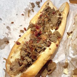 Philly Steak Subs - Bacon cheesesteak