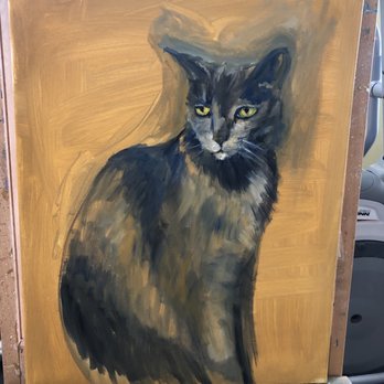 ELC Veterinary Clinic - This is Gracie. Portrait not all the way done, but mostly. She has a powerful personality - Veterinarians Near Me - Sunnyvale, California