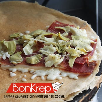 BonKrep - Crepa New York, con Jamón Serrano y Alcachofas. - Creperies Near Me - Ciudad de México, DIF BonKrep - Crepa New York, con Jamón Serrano y Alcachofas. - Creperies Near Me - Ciudad de México, DIF