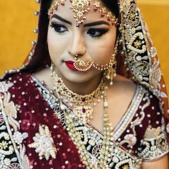 Indian Bridal Makeup Hair And Dupatta Draping Starting 200 Yelp
