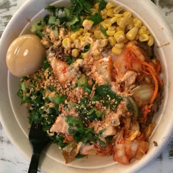 SeoulSpice - The Seoul Train with an egg on the side. - Korean Near Me - Washington, DC, District of Columbia