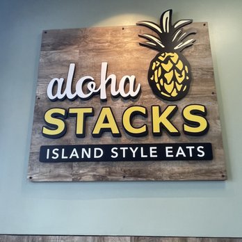 Aloha Stacks - Sign inside - Pancakes Near Me - Cerritos, California Aloha Stacks - Sign inside - Pancakes Near Me - Cerritos, California