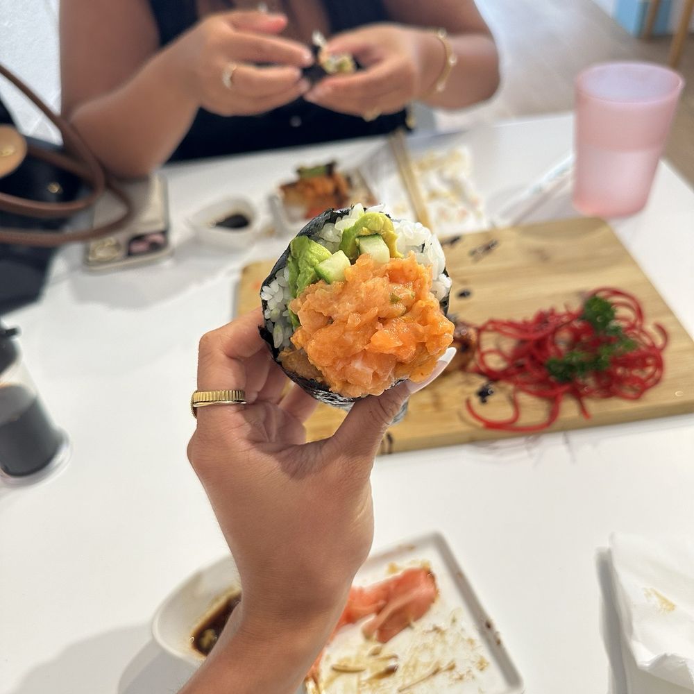 The Goblin - salmon avocado handroll - Sushi Bars Near Me - Detroit, Michigan The Goblin - salmon avocado handroll - Sushi Bars Near Me - Detroit, Michigan