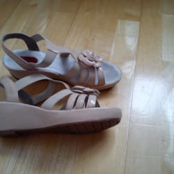 Paul Byron Shoes - Cream Reiker sandals....ultimate comfort with a little bit of height!