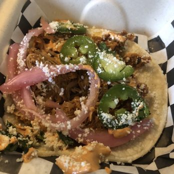 El Jefe Taco Joint - Carnitas were yum and that pickled red onion is a nice touch. - Tacos Near Me - Anchorage, Alaska