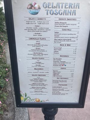 Menu photo 1 Gelateria Toscana Orlando, FL
