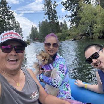 Truckee River Rafting - Lazy day crushing the Truckee with most of our 'Ohana - Rafting/Kayaking Near Me - Tahoe City, California Truckee River Rafting - Lazy day crushing the Truckee with most of our 'Ohana - Rafting/Kayaking Near Me - Tahoe City, California