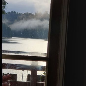Mercer Lake Resort - Foggy morning - Boating Near Me - Florence, Oregon Mercer Lake Resort - Foggy morning - Boating Near Me - Florence, Oregon