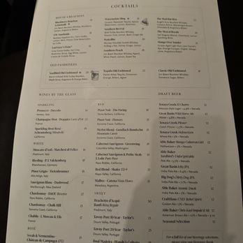 Yardbird - Menu - Southern Near Me - Las Vegas, Nevada