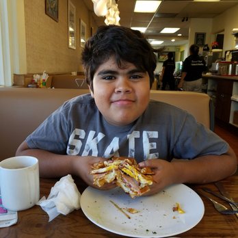 Hungry Fox - My son having the Brian likes it - Breakfast & Brunch Near Me - North Hollywood, California
