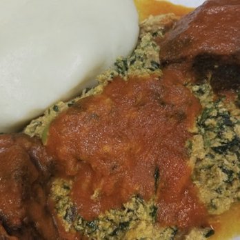 Bisi African Restaurant - Pounded Yam / African delicacy - African Near Me - Schaumburg, Illinois