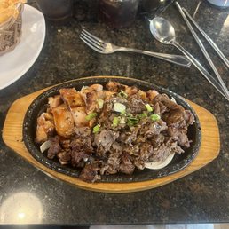 T11. Chicken & Beef Teriyaki Combo