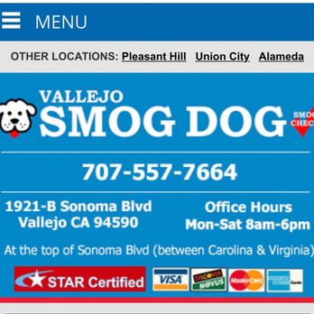Vallejo Smog Dog - Smog Check Stations Near Me - Vallejo, California Vallejo Smog Dog - Smog Check Stations Near Me - Vallejo, California