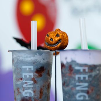 Feng Cha - Spring Branch - Halloween Drinks - Bubble Tea Near Me - Houston, Texas